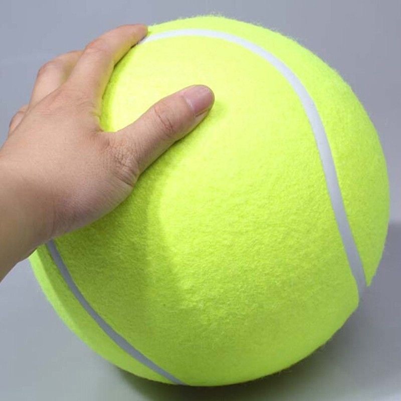 Grote tennisbal voor je hond - XXL - 24 cm doorsnede - Mega Tennisbal