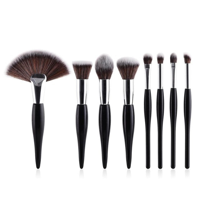 Professionele 8-delige make-up kwastenset