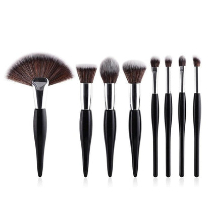 Professionele 8-delige make-up kwastenset