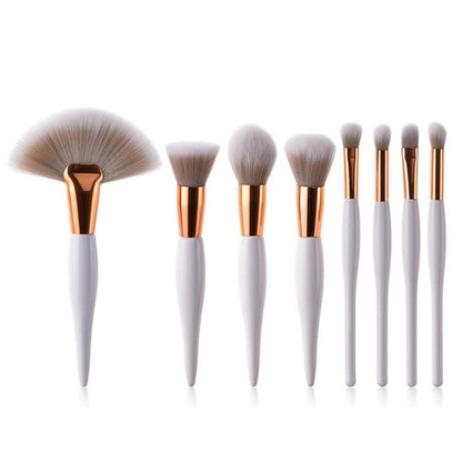 Professionele 8-delige make-up kwastenset