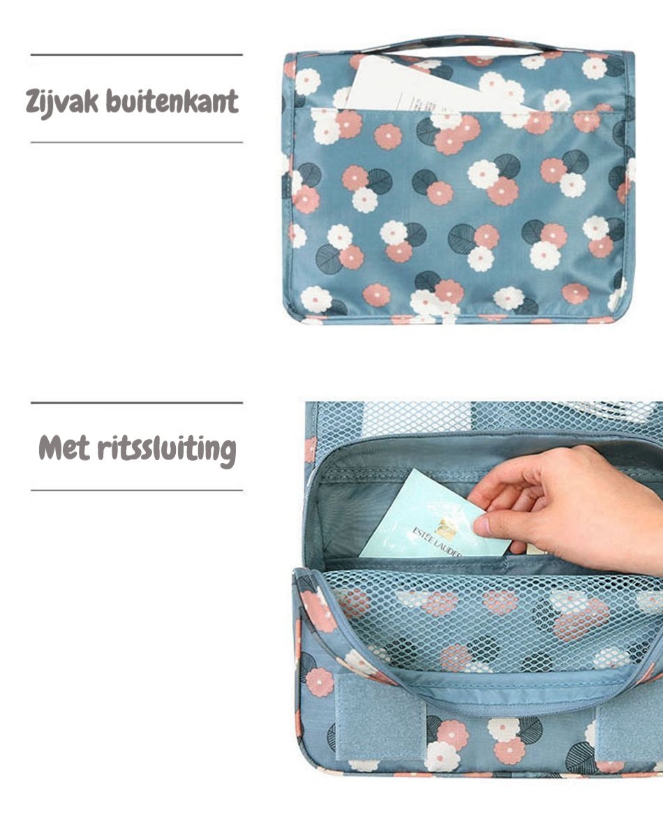 Ophangbare Reis Toilettas | Make-up & Cosmetica Organizer