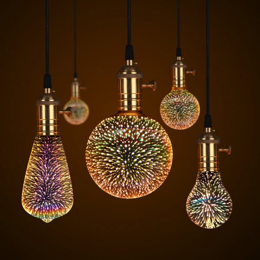 LED lampen met Vuurwerk Effect