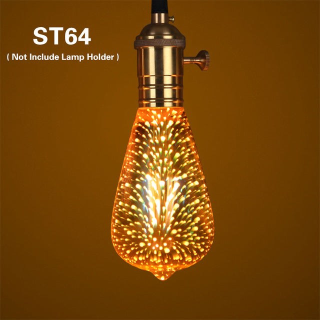 LED lampen met Vuurwerk Effect