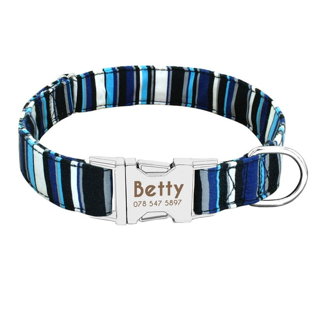 Gepersonaliseerde Hondenhalsband | Gegraveerd | Halsband met Naam | Bescherm uw Hond