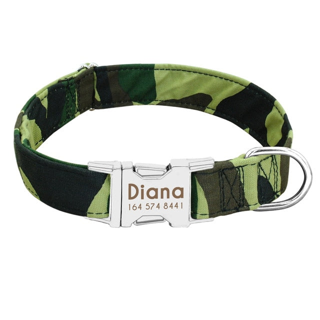 Gepersonaliseerde Hondenhalsband | Gegraveerd | Halsband met Naam | Bescherm uw Hond