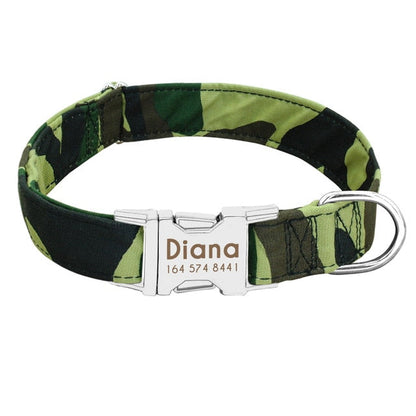 Gepersonaliseerde Hondenhalsband | Gegraveerd | Halsband met Naam | Bescherm uw Hond