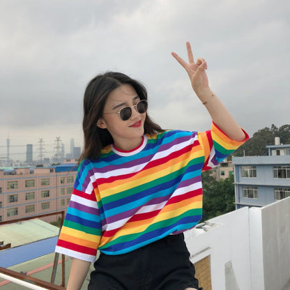 Regenboog Shirt Dames | Super voor deze zomer!