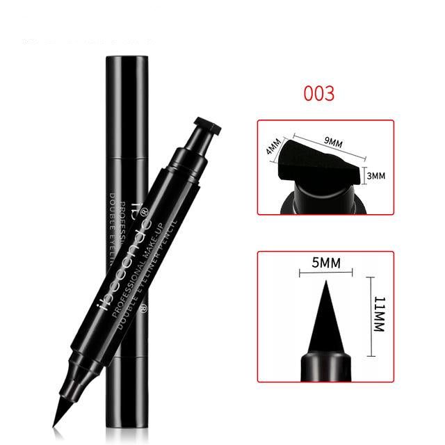 3-in-1 Eyeliner | Angle Brush + Vamp Stamp | Waterproof