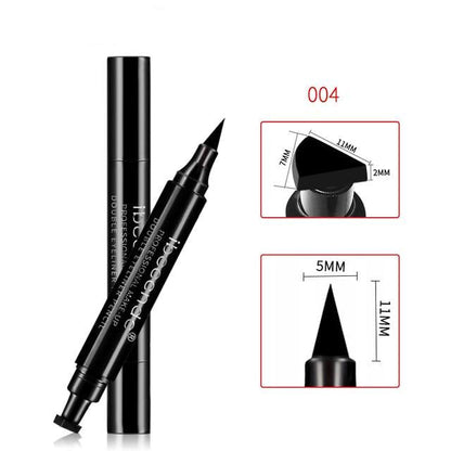 3-in-1 Eyeliner | Angle Brush + Vamp Stamp | Waterproof