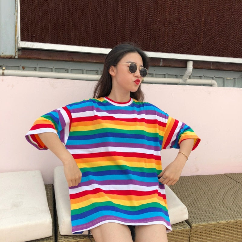 Regenboog Shirt Dames | Super voor deze zomer!