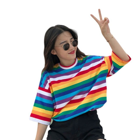 Regenboog Shirt Dames | Super voor deze zomer!