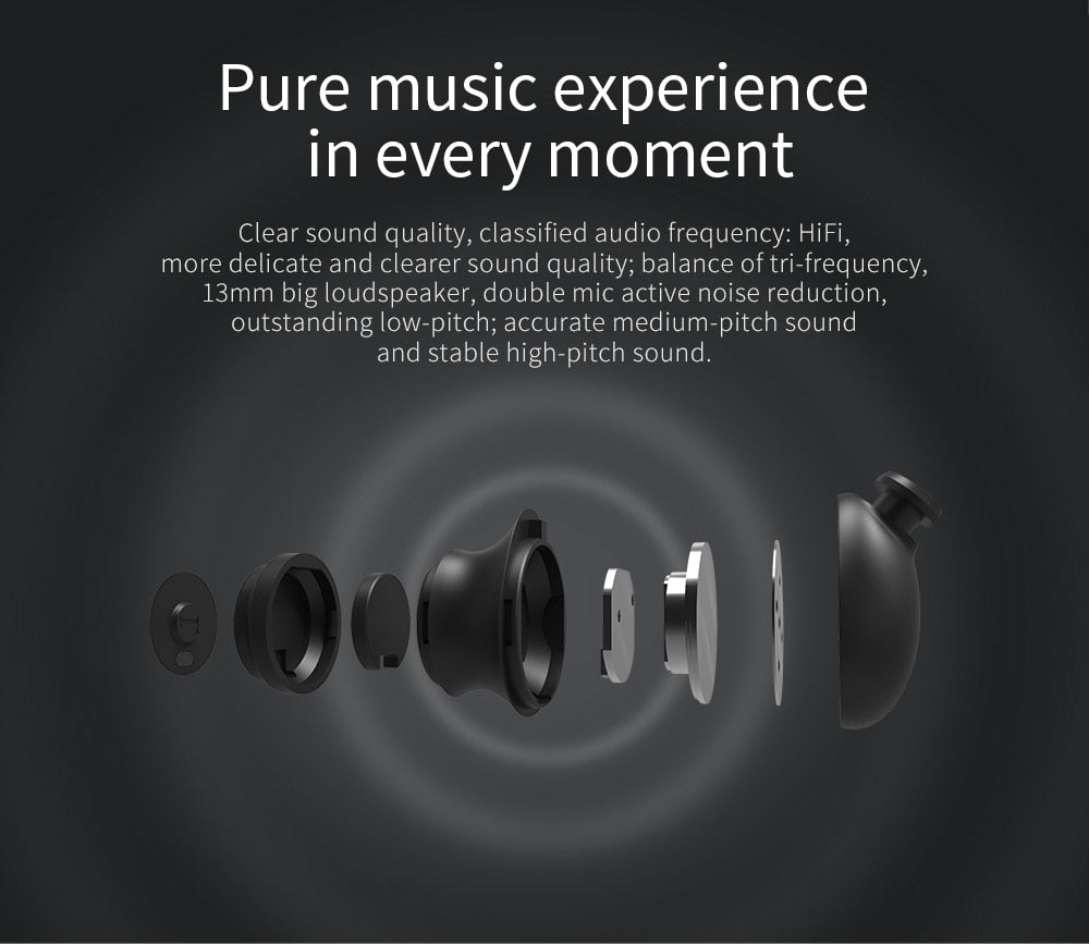 Actieve Noise-Cancelling Oordopjes | Met Comfortabele Design Nekband