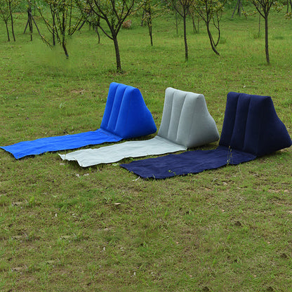 Opblaasbaar strandlaken met rugsteun