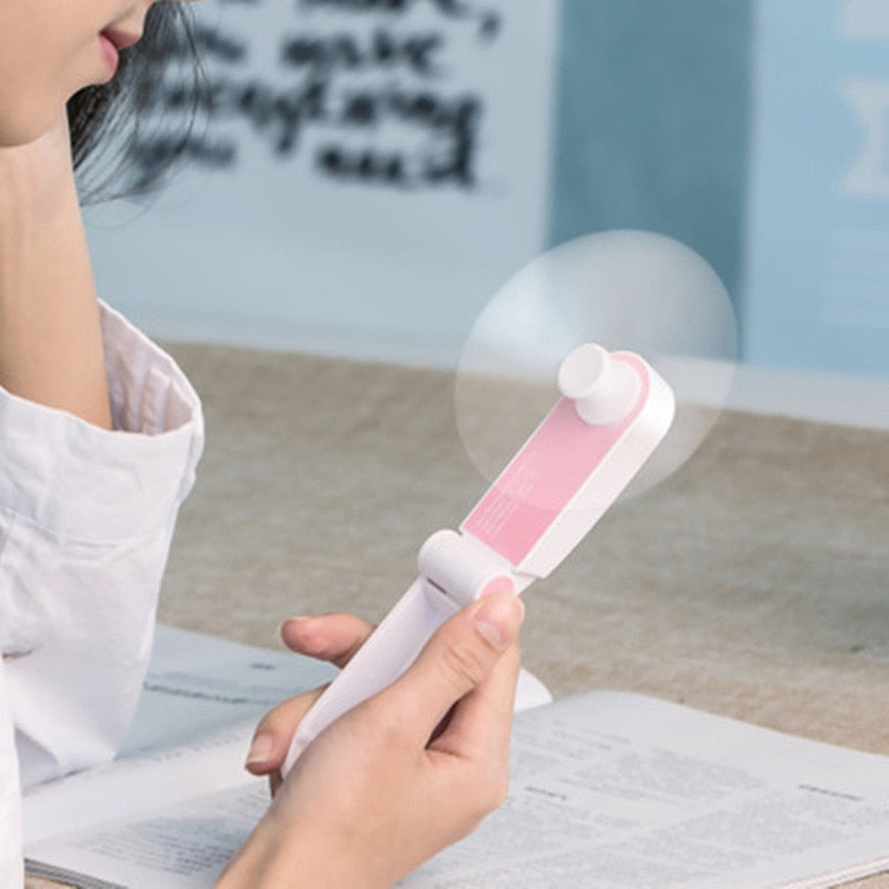 Oplaadbare en Draadloze Mini Ventilator | Heerlijk verkoelend