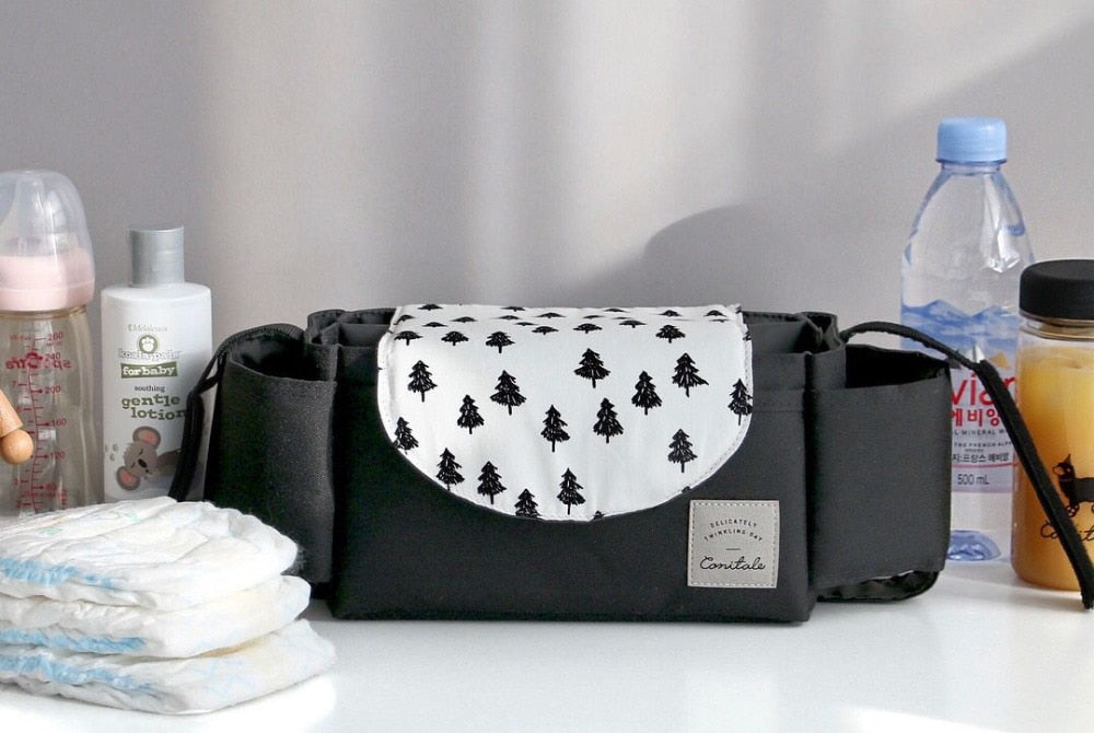 Luxe Luiertas voor aan de kinderwagen