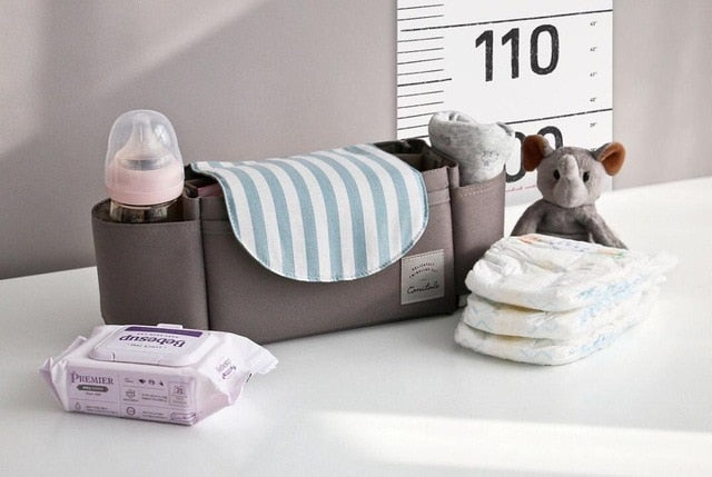 Luxe Luiertas voor aan de kinderwagen