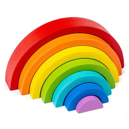 Houten Regenboog Bogen – Creatief Peuter Speelgoed voor Motorische Vaardigheden – Duurzaam en Veilig
