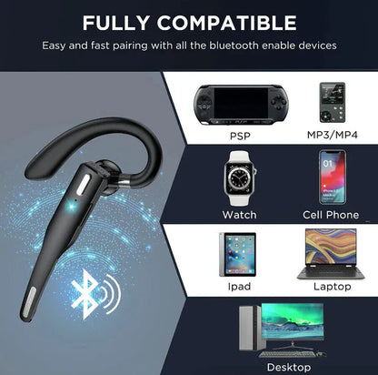 Draadloze Bluetooth Oortelefoon met Lange Batterijduur en Ruisonderdrukking