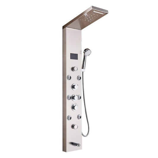 Douchepaneel Opbouwdouche VoordeelPaleis - Urion LCD Premium brushed
