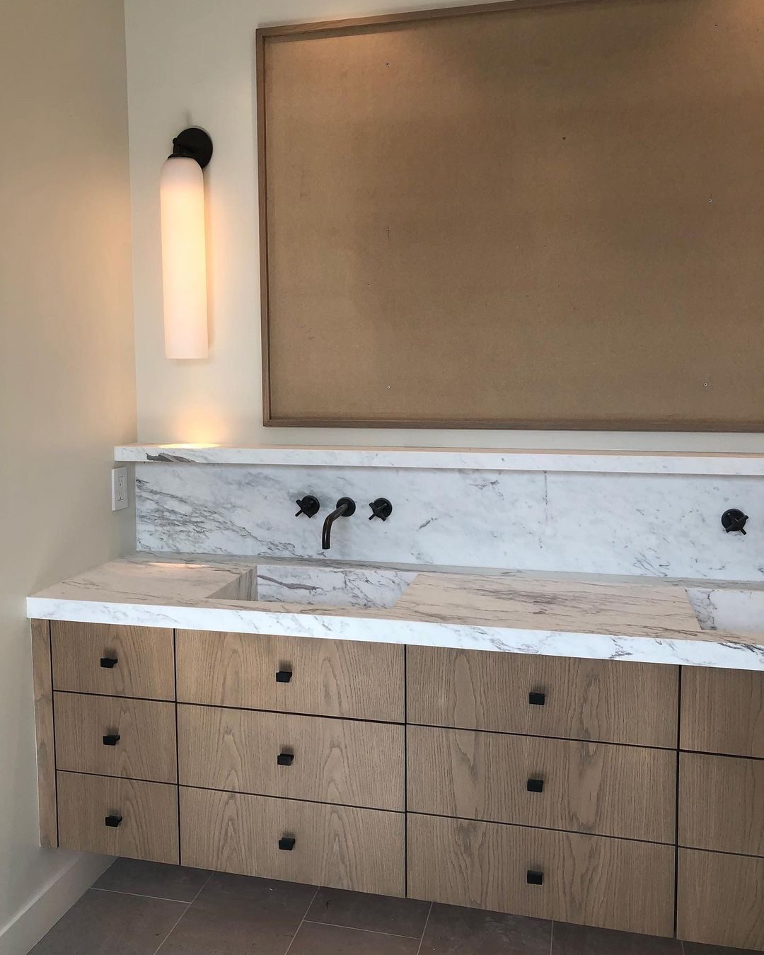 VoordeelPaleis Moderne Glazen Badkamer Wandlamp Melk Wit