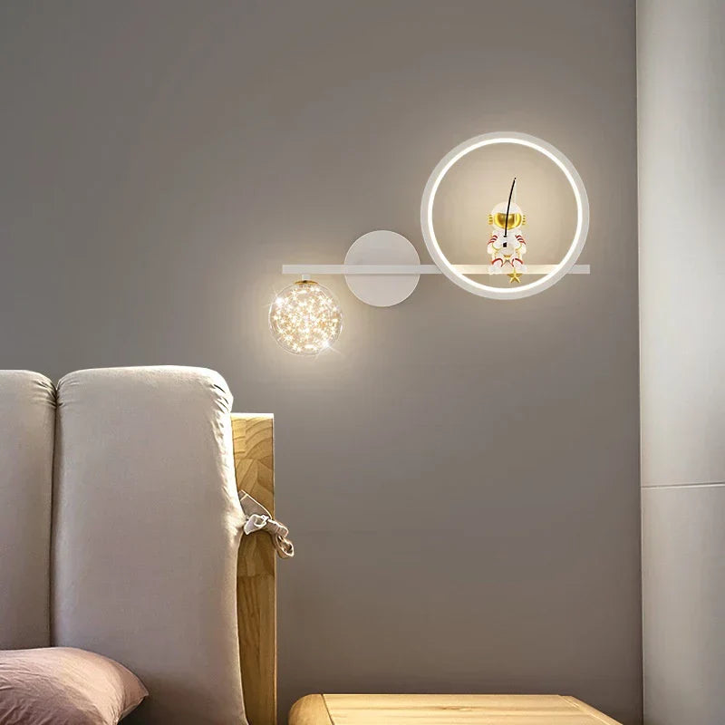 Kinderlamp – Sterrenprojectie wandlamp met zacht LED-licht – Voor baby's en peuters