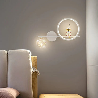 Kinderlamp – Sterrenprojectie wandlamp met zacht LED-licht – Voor baby's en peuters