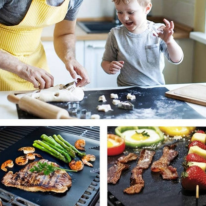 Herbruikbare teflon bakmat 40x33 cm – set van 5