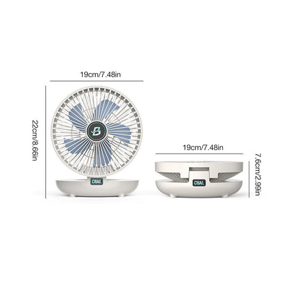 BreezeBuddy Draagbare Ventilator – Krachtige, Stille & Compacte Persoonlijke Verkoeling met Lange Batterijduur
