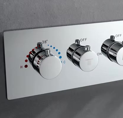 VoordeelPaleis® Manhattan Inbouw Regendouche Mengkraan 3-weg los chroom glans