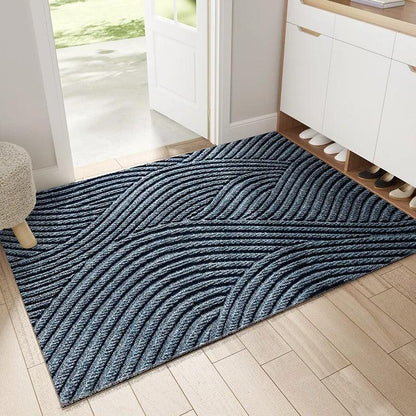 Droogloopmat Vloerveilig – Antislip Deurmat voor Binnen met Slijtvaste PVC Laag