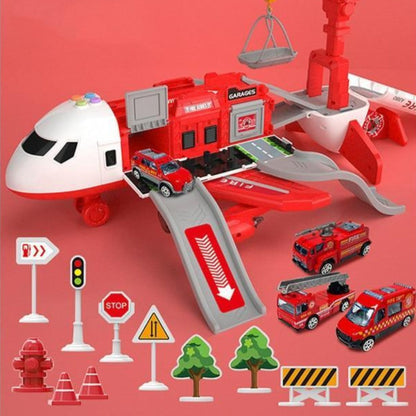 SkyExplorer Vliegtuig Speelset – 20-delig Rollenspel & Bouwset voor Kinderen