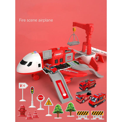 SkyExplorer Vliegtuig Speelset – 20-delig Rollenspel & Bouwset voor Kinderen