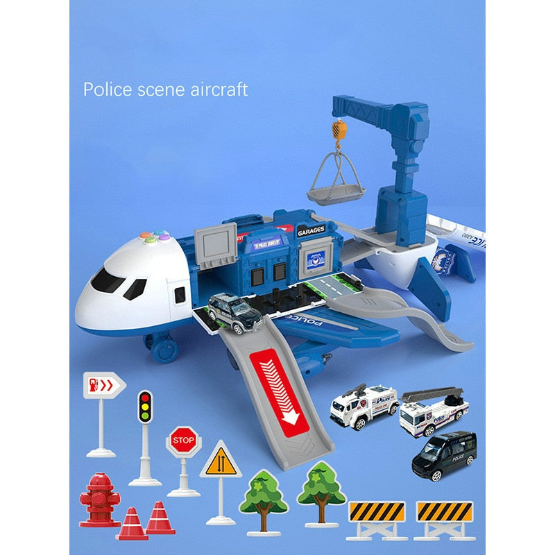 SkyExplorer Vliegtuig Speelset – 20-delig Rollenspel & Bouwset voor Kinderen