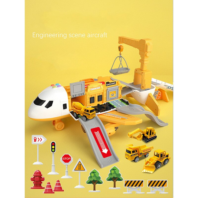 SkyExplorer Vliegtuig Speelset – 20-delig Rollenspel & Bouwset voor Kinderen