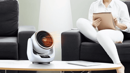 Draagbare Stille Luchtcirculatieventilator – Ultra Stil met Afstandsbediening