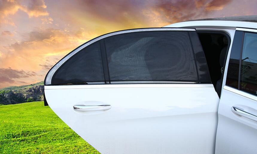 Auto Zonnescherm - Universele Autoruit Zonwering voor Baby en Kind - [2 Stuks]
