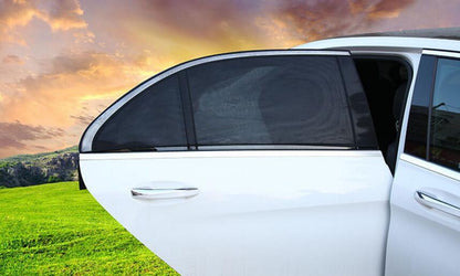 Auto Zonnescherm - Universele Autoruit Zonwering voor Baby en Kind - [2 Stuks]
