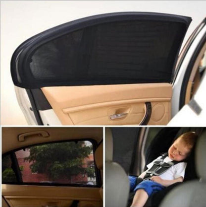 Auto Zonnescherm - Universele Autoruit Zonwering voor Baby en Kind - [2 Stuks]